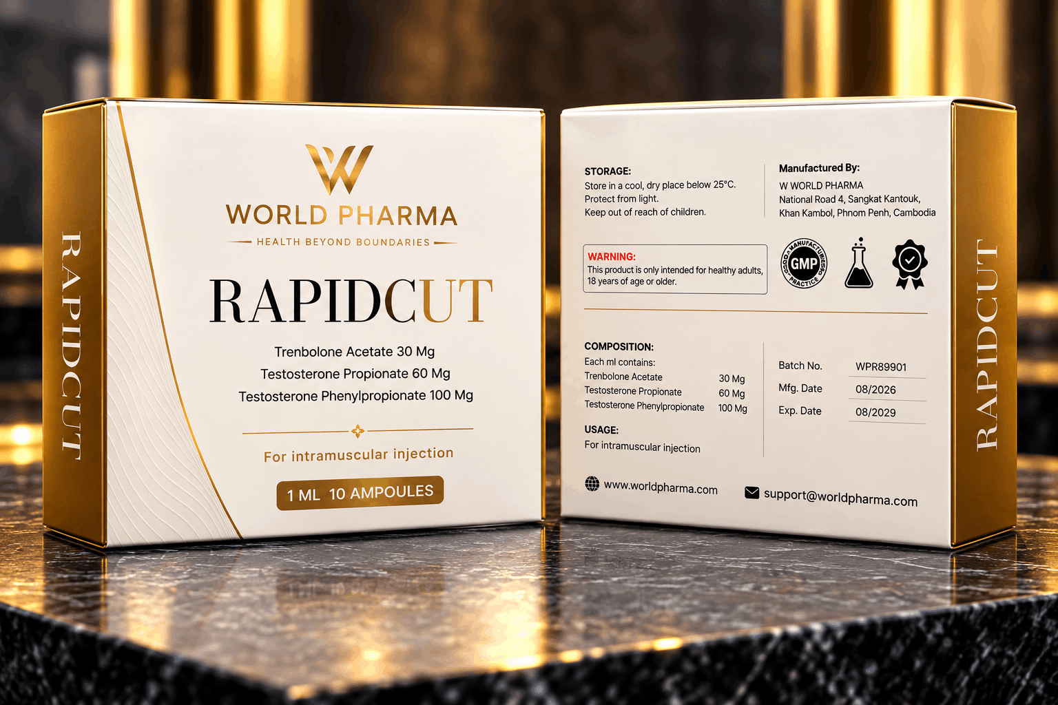 RAPID CUT oil based solution package