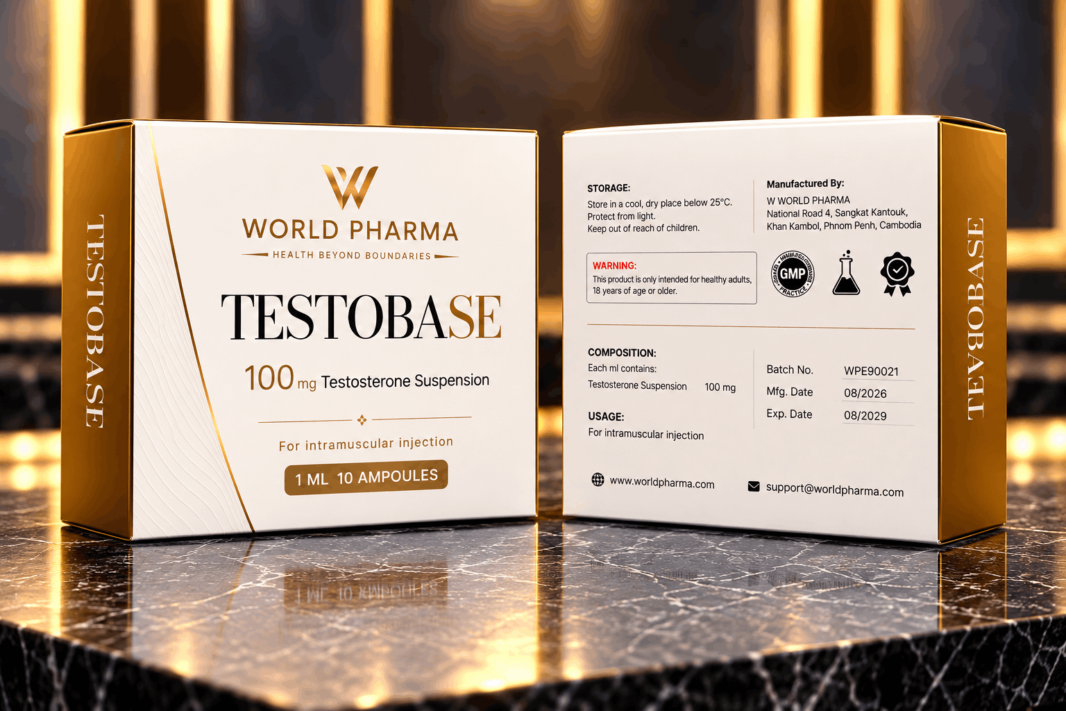 TESTOBASE oil based solution package