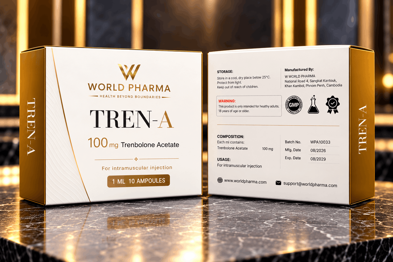 TREN-A oil based solution package