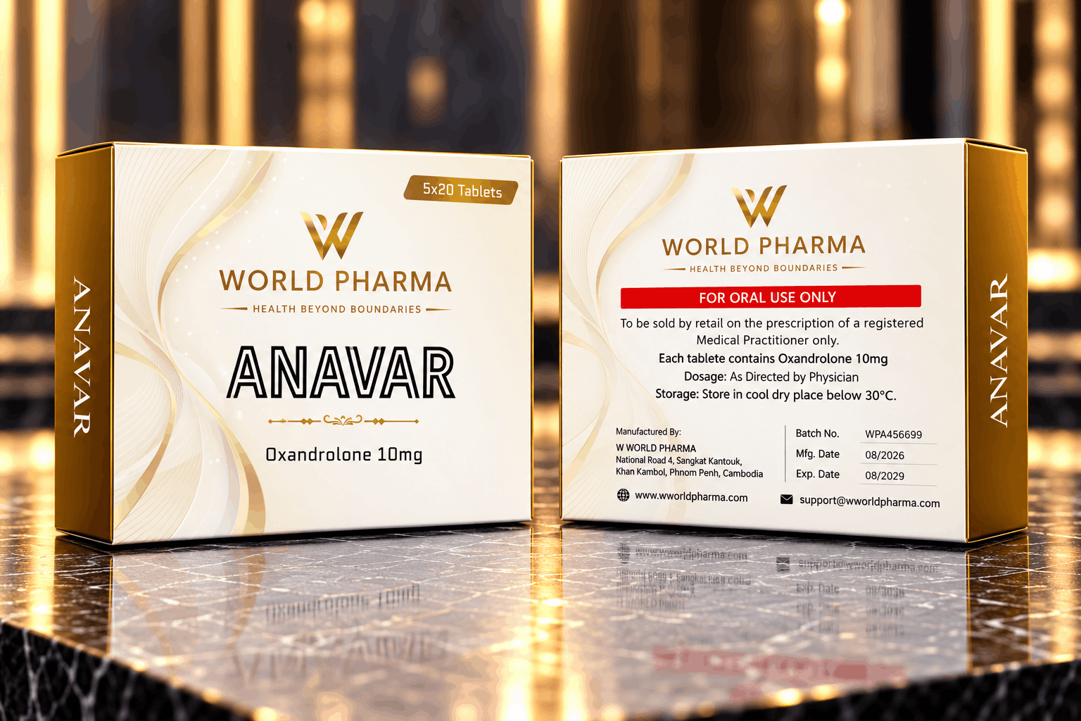 ANAVAR tablet package