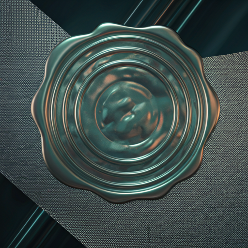 Close-up of a pharmaceutical security seal